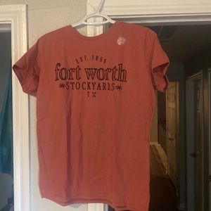 Brand New Fort Worth Texas Stockyard Ladies T-shirt